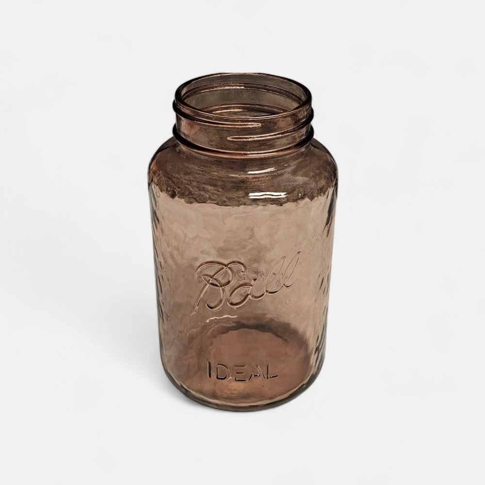 Ball Ideal Sun Purple Glass Mason Vintage Style Jar-NO LID